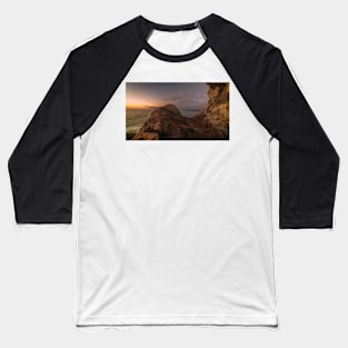 Sunset from Wedding Rock Baseball T-Shirt